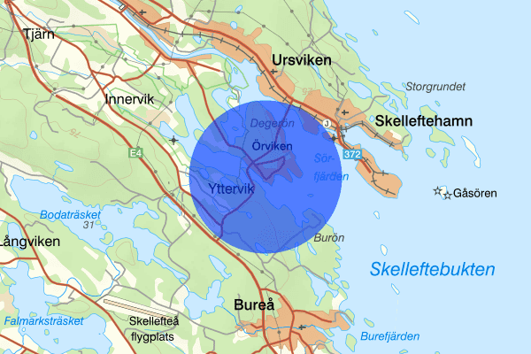 Örviken 24 september 11.11, Trafikolycka, Skellefteå