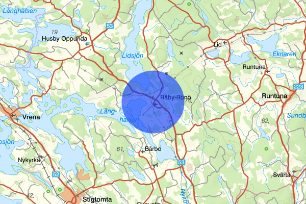 Råby-Rönö 25 september 08.06, Trafikolycka, personskada, Nyköping