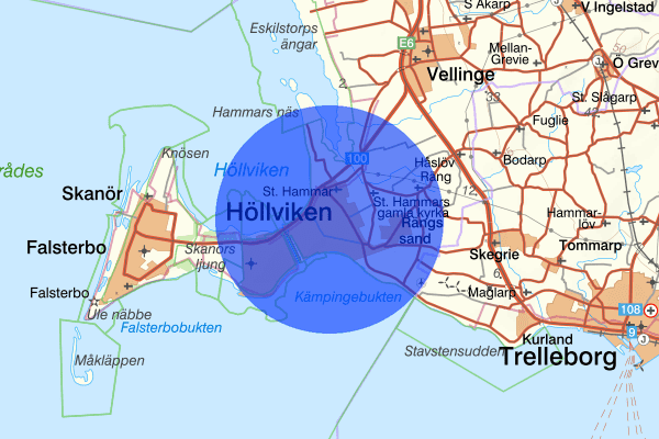 Höllviken 25 september 15.00, Brand, Vellinge
