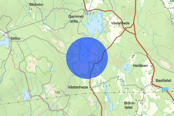 Bredmossen 25 september 16.38, Skadegörelse, Sandviken