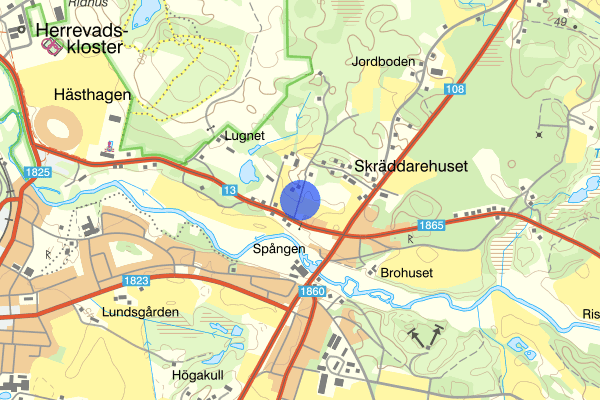 Skräddarehusvägen 26 september 02.18, Rattfylleri, Klippan