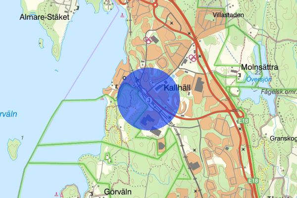 Kallhäll 26 september 14.17, Trafikolycka, singel, Järfälla