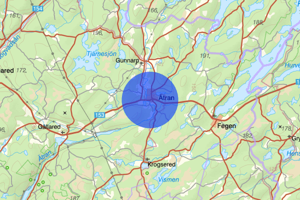 Ätran 26 september 14.00, Räddningsinsats, Falkenberg