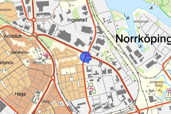 Ingelstagatan 28 september 15.58, Trafikolycka, Norrköping