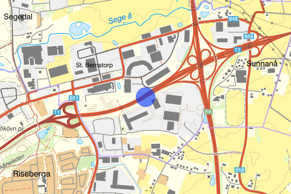 Trafikplats Sunnanå 1 oktober 16.35, Trafikolycka, Burlöv
