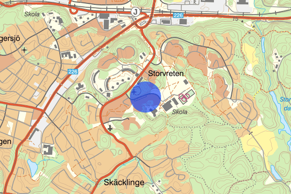 Odlingsvägen 6 oktober 04.54, Skadegörelse, Botkyrka