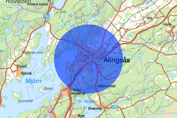 Alingsås 6 oktober 20.18, Trafikolycka, smitning från, Göteborg
