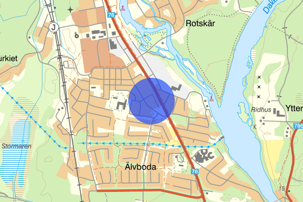 Centralgatan 7 oktober 17.07, Trafikolycka, personskada, Älvkarleby