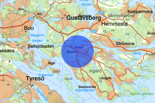 Brunn 9 oktober 20.44, Misshandel, Värmdö