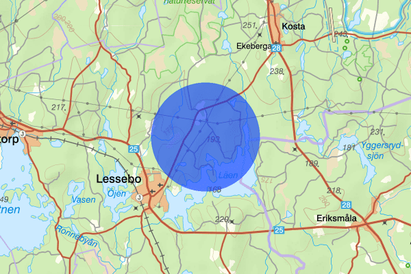 Kostavägen 9 oktober 22.29, Brand, Lessebo