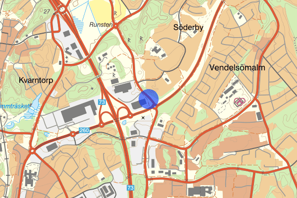 Söderbyleden 10 oktober 16.24, Trafikolycka, personskada, Haninge