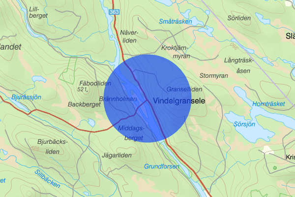 Vindelgransele 11 oktober 08.40, Brand, Lycksele