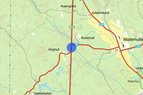Misterhult E22 12 oktober 04.29, Trafikolycka, Oskarshamn