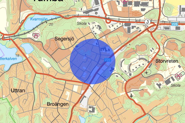 Grödingevägen 13 oktober 14.10, Vållande till kroppsskada, Botkyrka