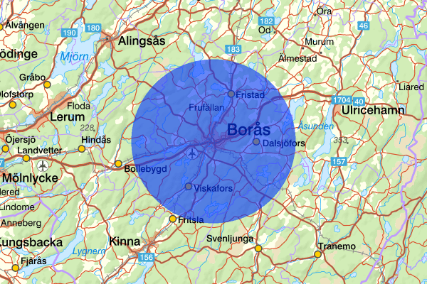 Borås 13 oktober 21.10, Misshandel, Borås