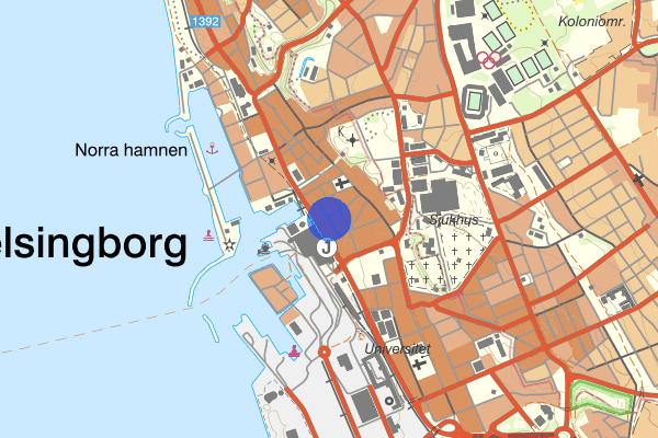 Södra Strandgatan 14 oktober 01.34, Brand, Helsingborg