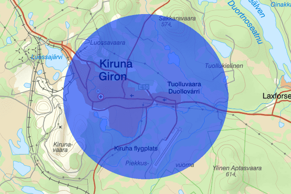 Kiruna 14 oktober 16.40, Olaga intrång, Kiruna