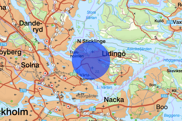 Torsvik 16 oktober 03.49, Fylleri, Lidingö