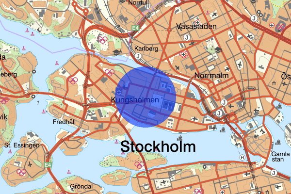 Fridhemsplan 17 oktober 18.57, Brand, Stockholm