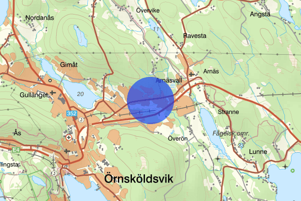 Arnäsvägen 19 oktober 16.18, Trafikolycka, Örnsköldsvik
