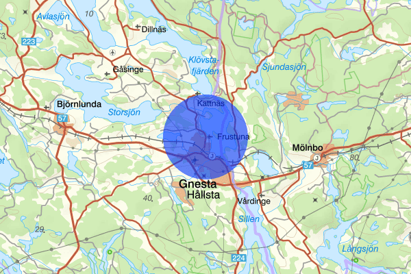 Frustuna 19 oktober 20.19, Brand, Nyköping