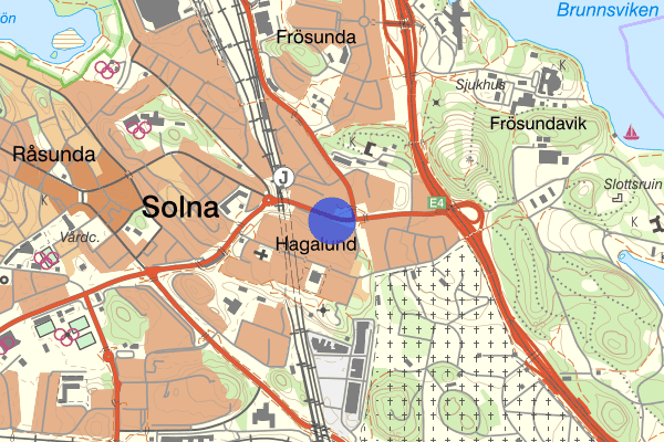 Råsundavägen 20 oktober 09.34, Trafikolycka, Solna