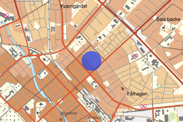 Sankt Persgatan 20 oktober 16.47, Farligt föremål, misstänkt, Uppsala