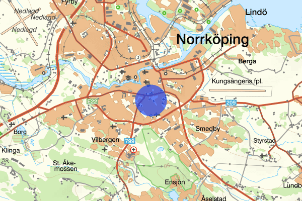 Söderstaden 22 oktober 19.47, Skadegörelse, Norrköping