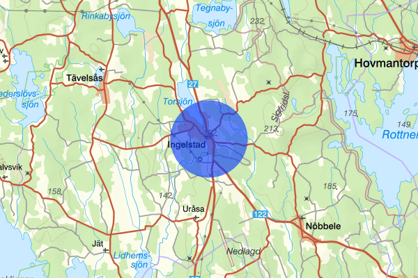 Ingelstad 23 oktober 12.57, Trafikolycka, Växjö