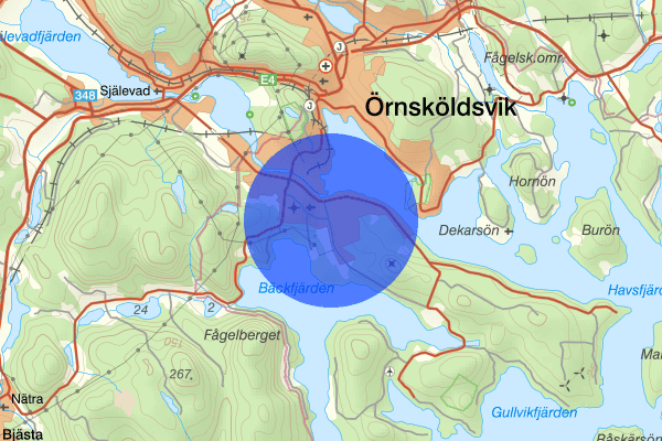Domsjö 23 oktober 13.33, Olaga hot, Örnsköldsvik
