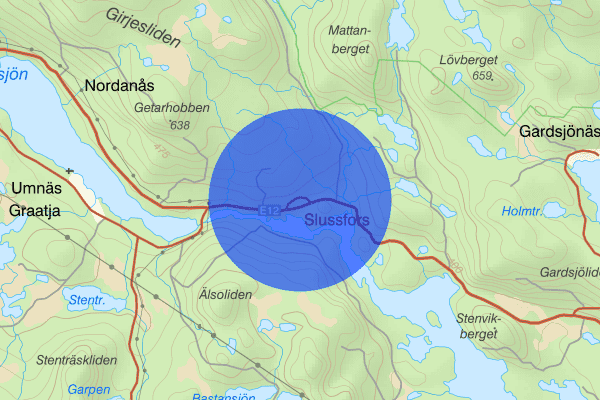 Slussfors 23 oktober 14.55, Trafikkontroll, Storuman