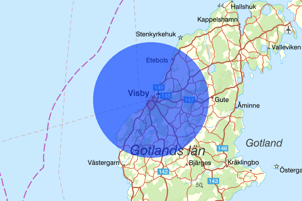Visby 24 oktober 09.42, Anträffad död, Gotlands län