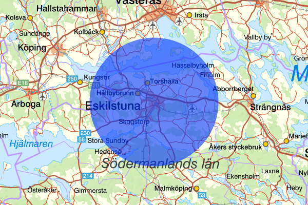 Eskilstuna 26 oktober 13.52, Trafikolycka, Eskilstuna