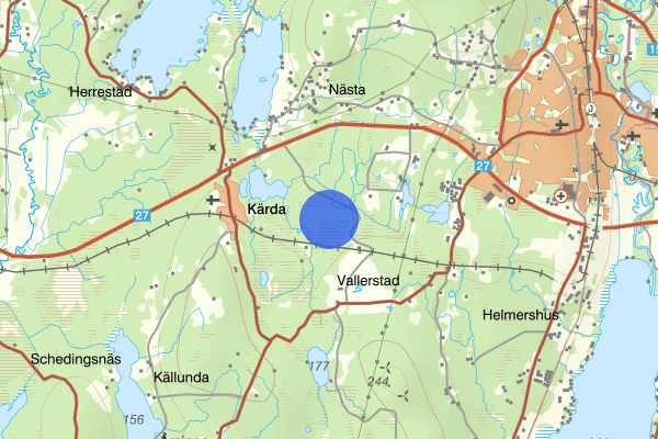 Södra kvarntorpsvägen 26 oktober 20.03, Rattfylleri, Värnamo