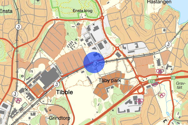 Stora Marknadsvägen 26 oktober 17.02, Trafikolycka, personskada, Täby