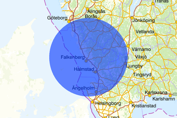 Hallands län 26 oktober 22.00, Övrigt, Hallands län