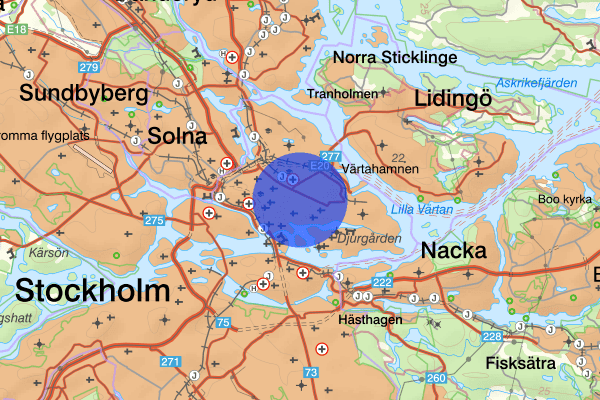 Östermalm 27 oktober 01.04, Misshandel, Stockholm