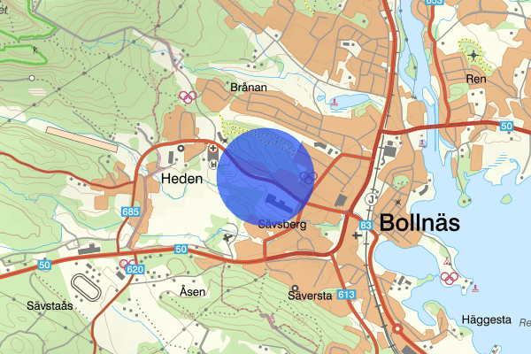 Sjukhusvägen 27 oktober 12.18, Trafikolycka, Bollnäs