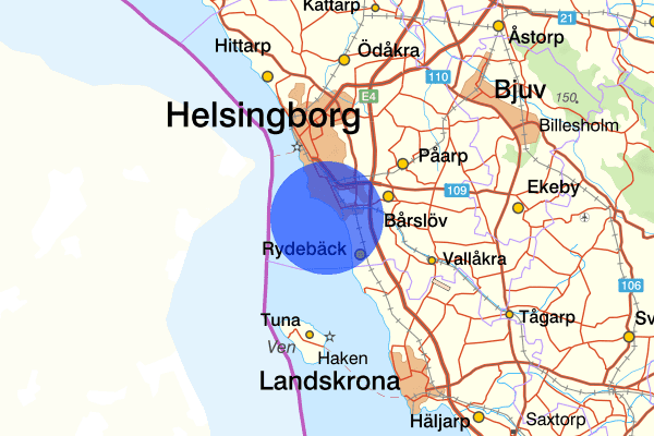 Råå 27 oktober 17.00, Trafikolycka, Helsingborg