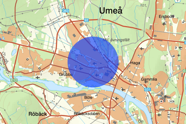 Västerslätt 28 oktober 14.37, Narkotikabrott, Umeå