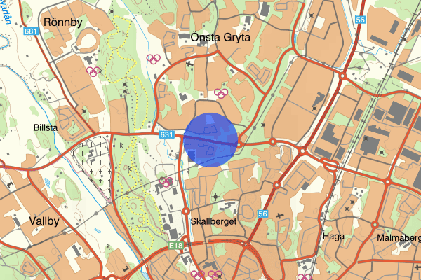 Norrleden 29 oktober 14.17, Trafikolycka, Västerås