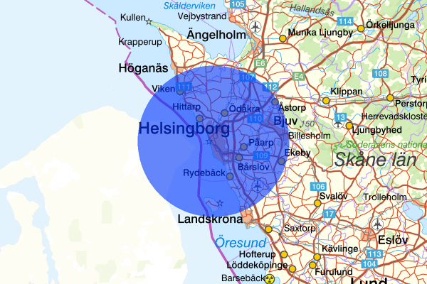 Helsingborg 29 oktober 22.43, Misshandel, grov, Helsingborg