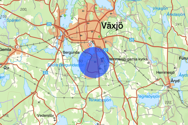 Teleborg 30 oktober 22.23, Rattfylleri, Växjö