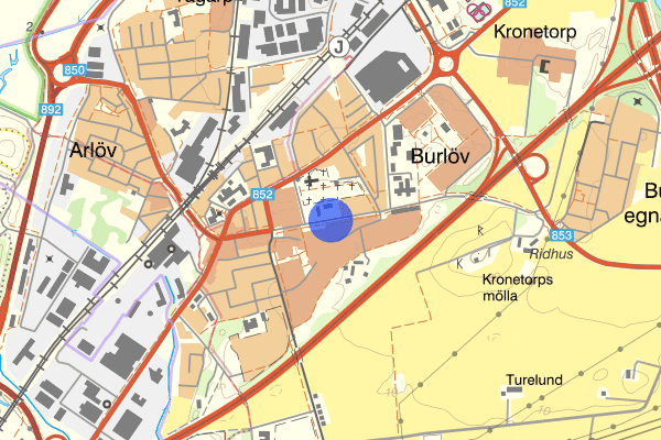 Arlöv Kyrkogatan 31 mars 23:46, Detonation, Burlöv