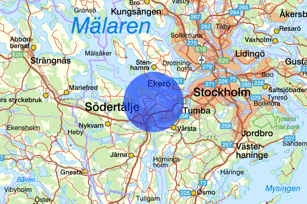 12 maj 16:16, Kontroll person/fordon, Salem