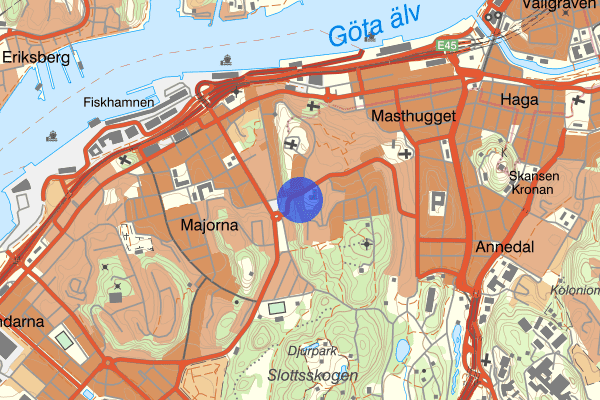 Fjällgatan 21 maj 13:15, Olaga hot, Göteborg