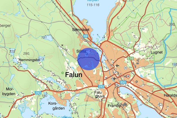 Stångtjärnsvägen 31 maj 16:14, Trafikolycka, Falun