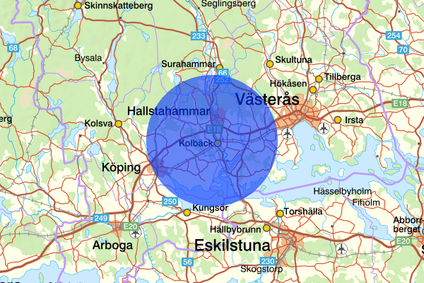 06 juni 08:27, Trafikbrott, Hallstahammar