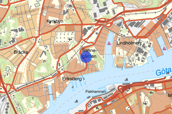 Östra Eriksbergsgatan 12 juni 18:03, Brand, Göteborg