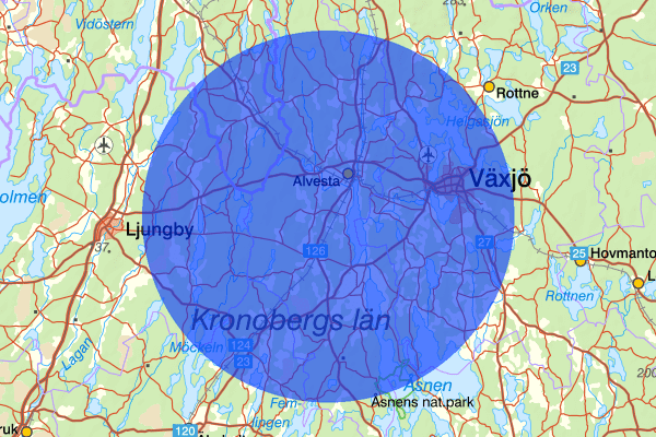 14 juni 16:27, Rån, försök, Alvesta